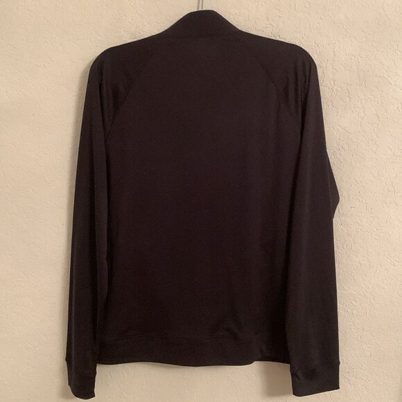 Under Armour Women’s Black Snap Front Raglan Sleeve Two Pockets Sweater Size XL - Picture 3 of 8